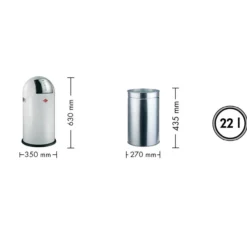 Abfalleimer WESCO PUSHBOY Jr.