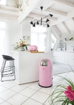 Abfalleimer WESCO PUSHBOY rosa