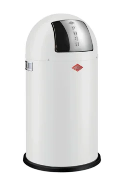 Abfalleimer WESCO PUSHBOY weiß matt