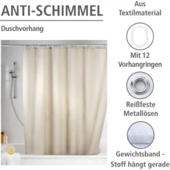 Antischimmel-Duschvorhang UNI