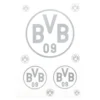 Aufkleber-Set BVB silber
