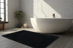 Badematte MONZA schwarz