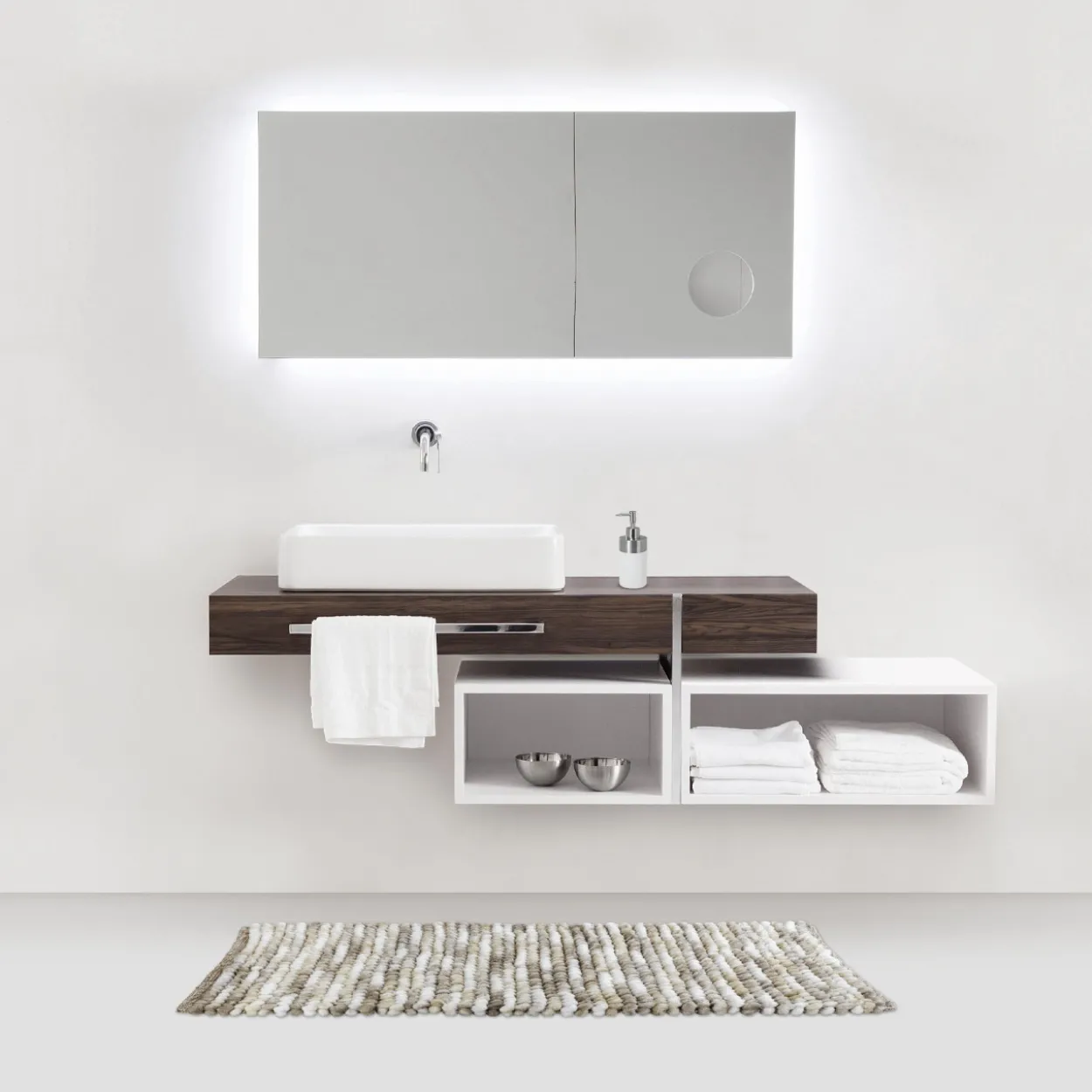 Badematte URDU taupe