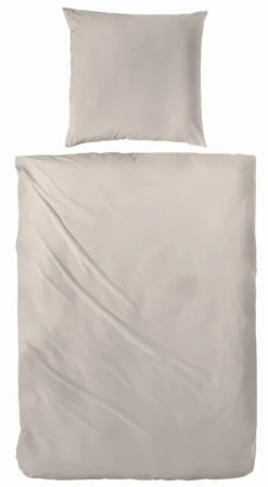 Bettwäsche PERKAL silber