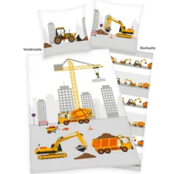 Bettwäsche Renforcé BAUSTELLE