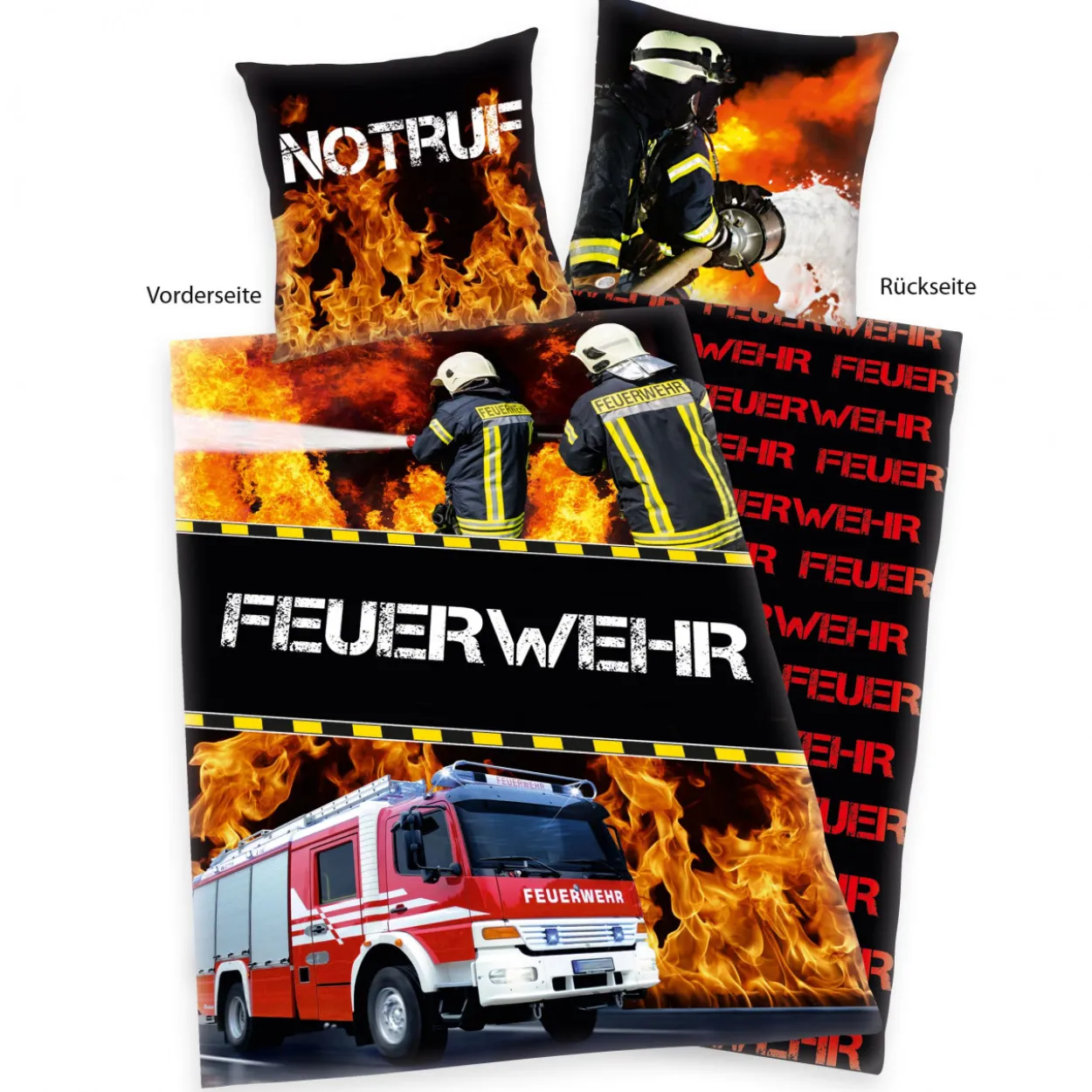 Bettwäsche Renforcé FEUERWEHR