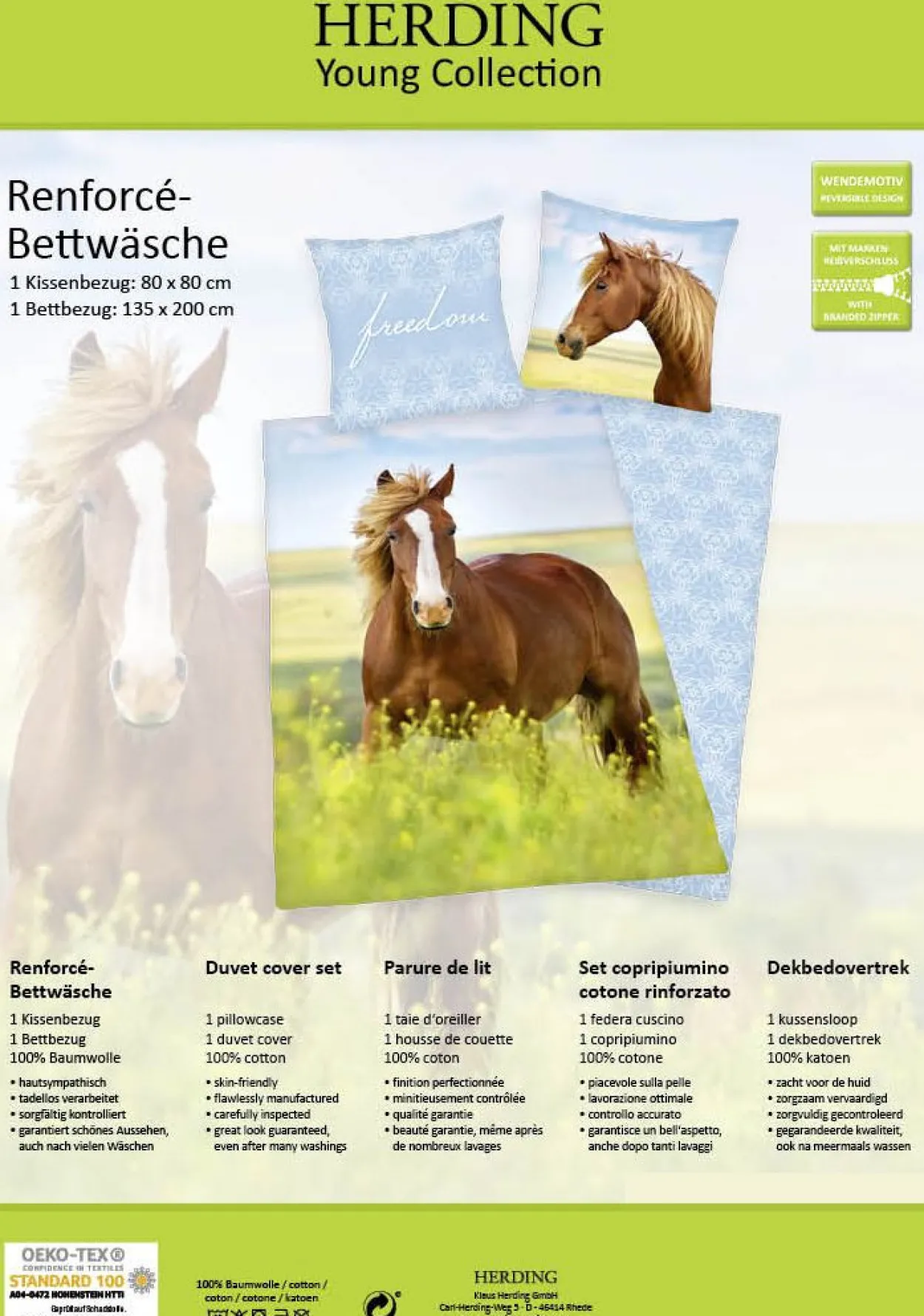 Bettwäsche Renforcé PFERD