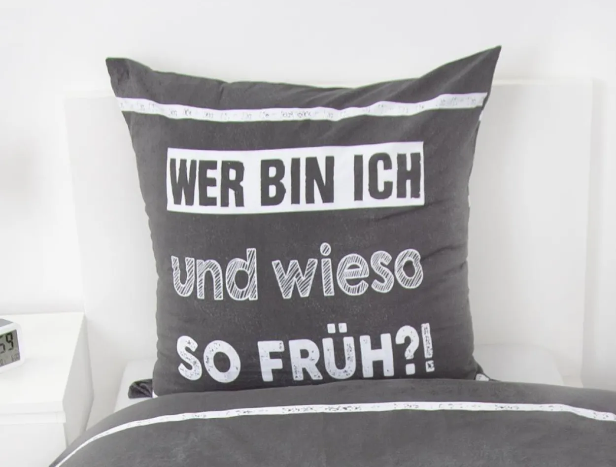 Bettwäsche Renforcé SPRÜCHE
