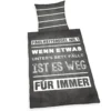 Bettwäsche Renforcé SPRÜCHE