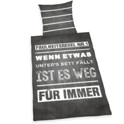 Bettwäsche Renforcé SPRÜCHE