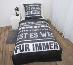 Bettwäsche Renforcé SPRÜCHE