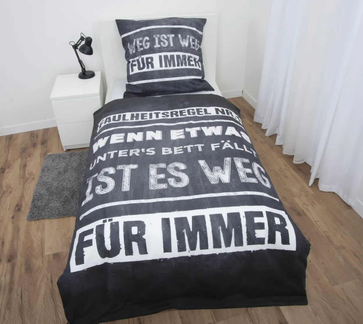 Bettwäsche Renforcé SPRÜCHE