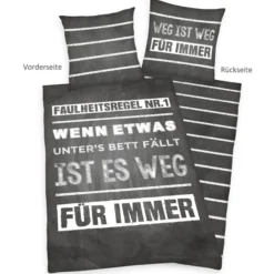 Bettwäsche Renforcé SPRÜCHE