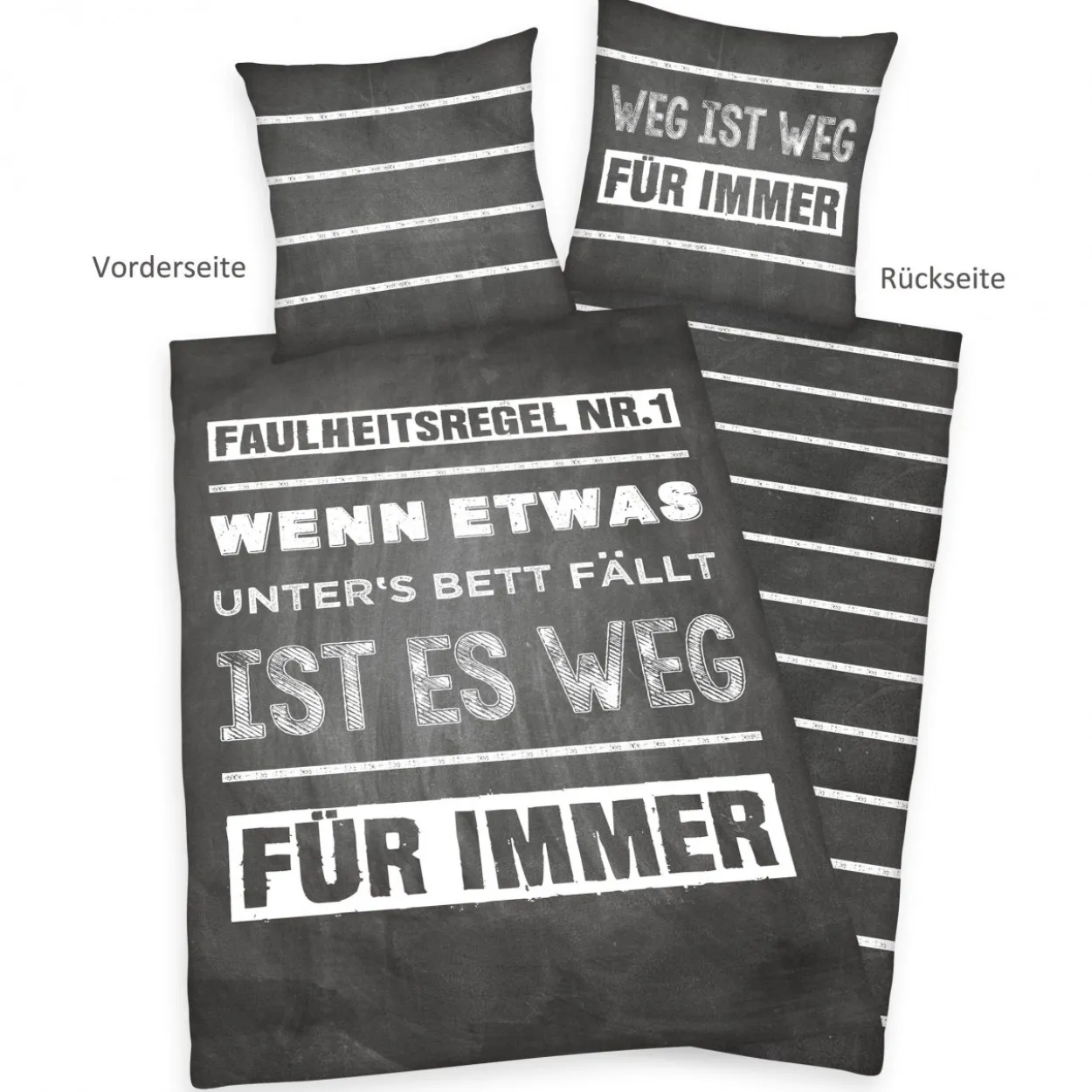 Bettwäsche Renforcé SPRÜCHE