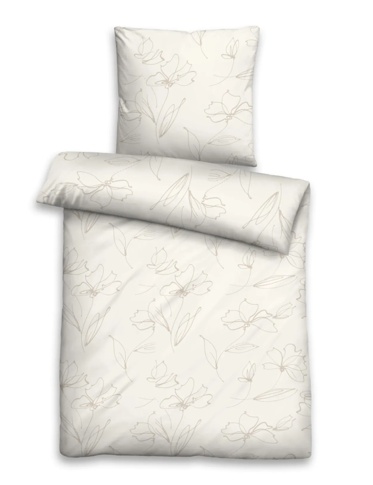 Bettwäsche SATIN natur