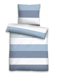 Bettwäsche SATIN taubenblau