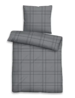 Bettwäsche SATIN titanium