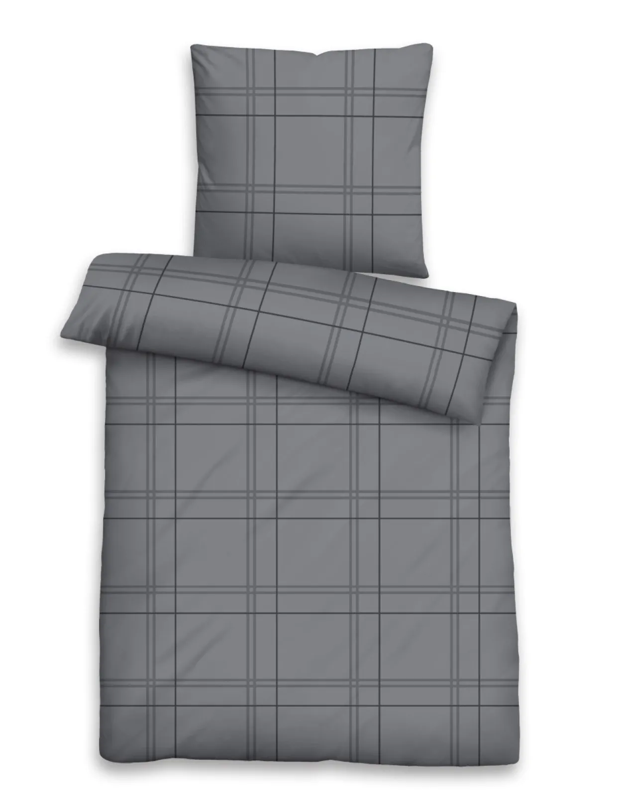 Bettwäsche SATIN titanium