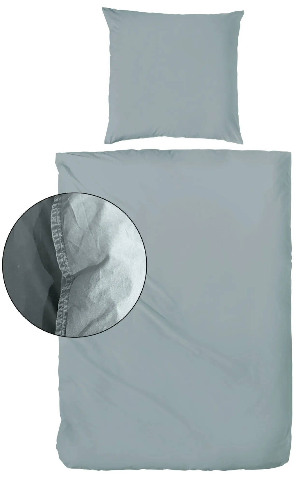 Bettwäsche STONEWASH grau