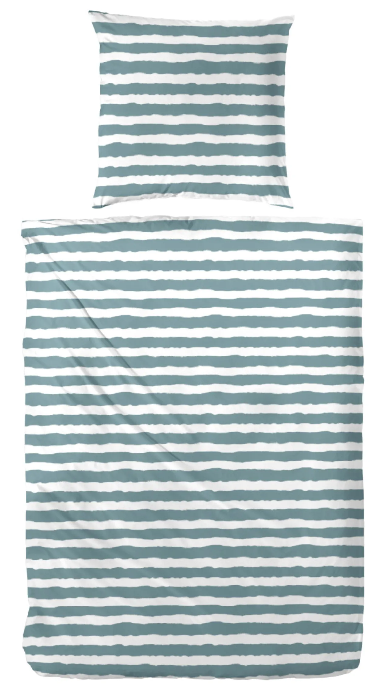 Bettwäsche STRIPE weiß/grün