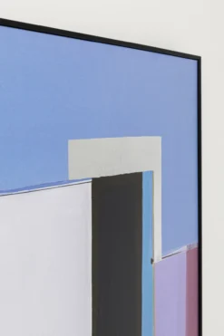 Bild ABSTRACT SHAPES LILA