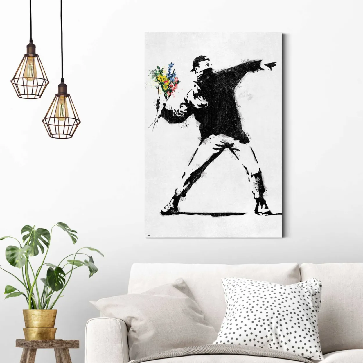 Bild BANKSY FLOWER BOMBER