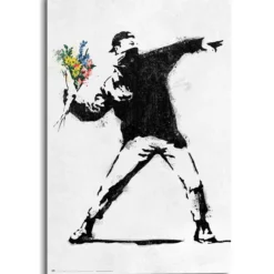 Bild BANKSY FLOWER BOMBER