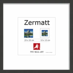Bilderrahmen ZERMATT schwarz