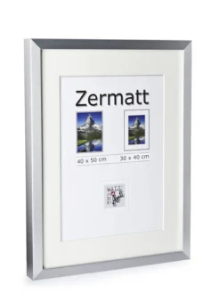 Bilderrahmen ZERMATT silber