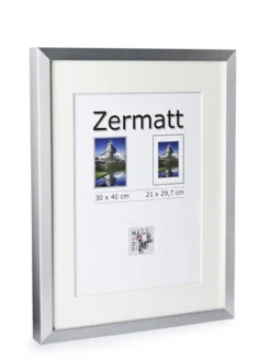 Bilderrahmen ZERMATT silber