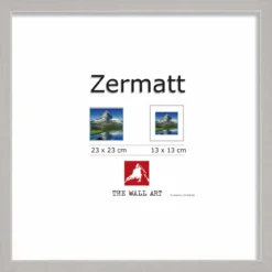 Bilderrahmen ZERMATT silber