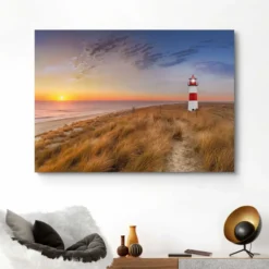 Bild NORTHSEA SUNSET LIGHTHOUS