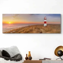 Bild NORTHSEA SUNSET LIGHTHOUS