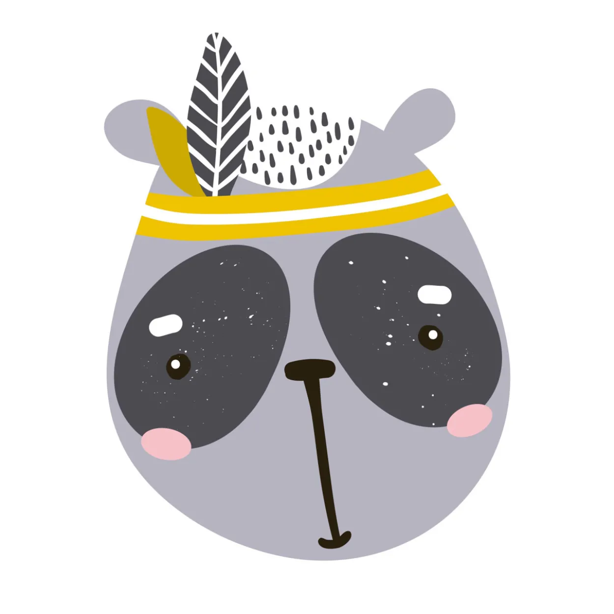 Bild PANDA KIDS grau