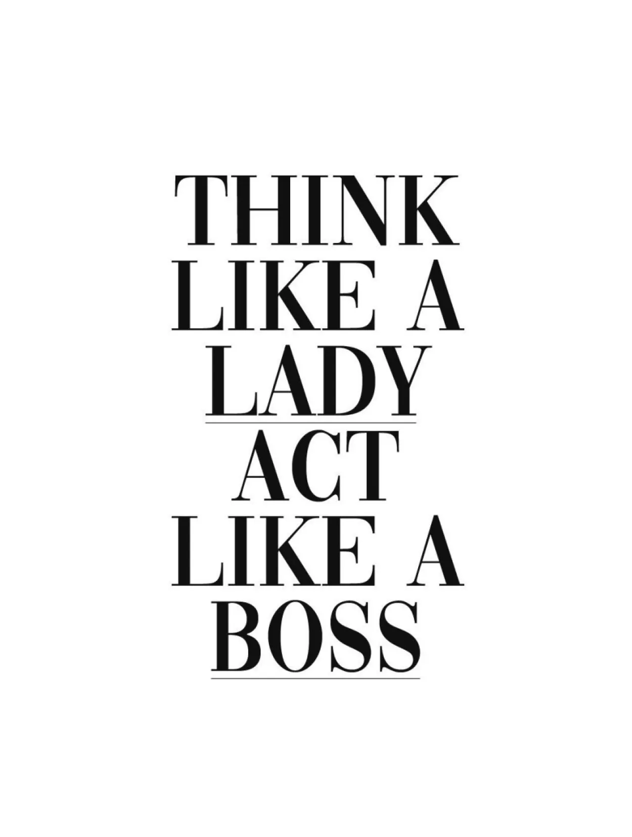Bild THINK LINK A LADY