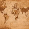 Bild VINTAGE WORLD MAP