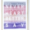 Bild YOU WILL NEVER