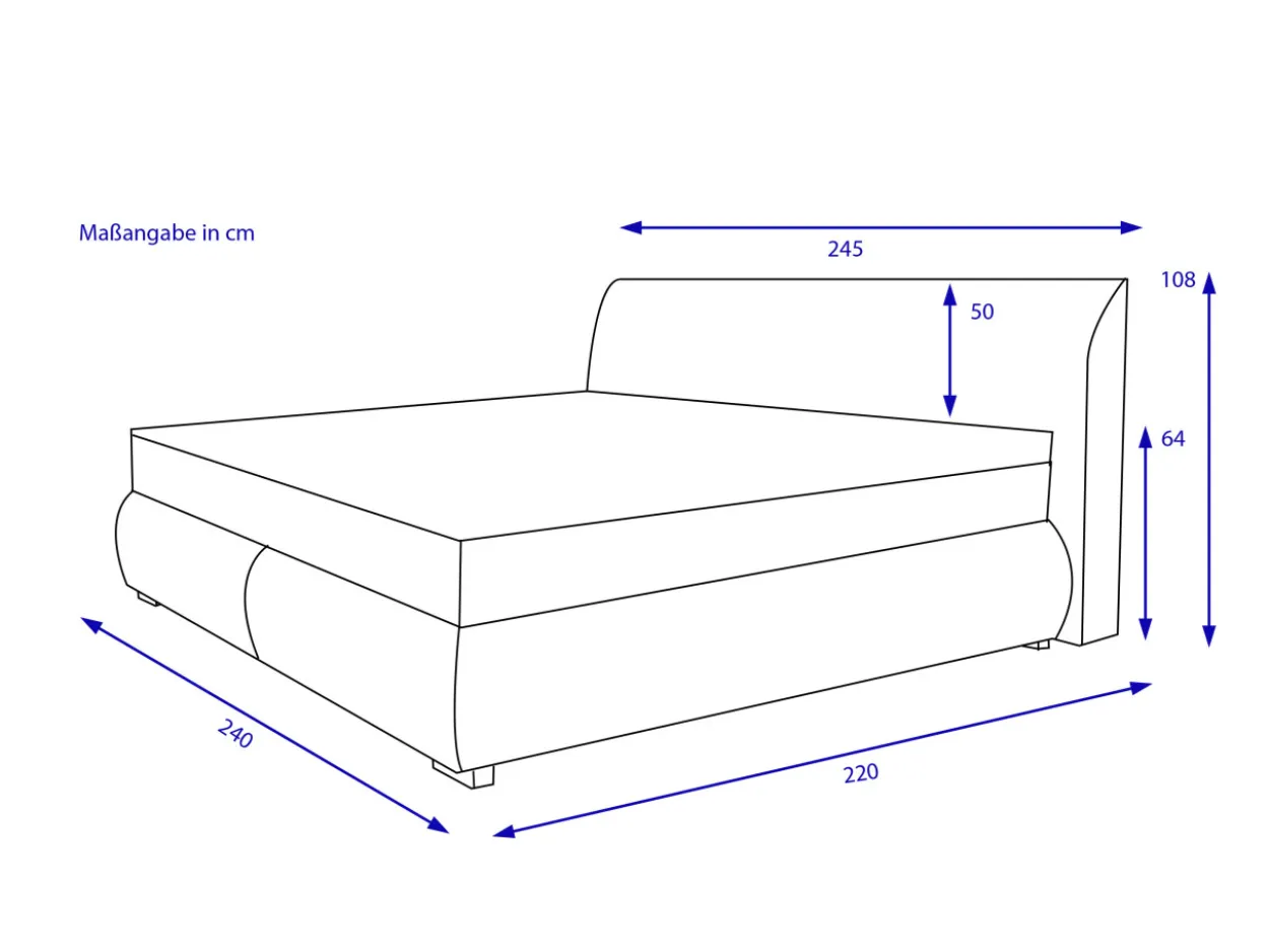 Boxspringbett FEDRA for Family