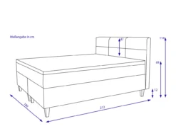 Boxspringbett KIZZA
