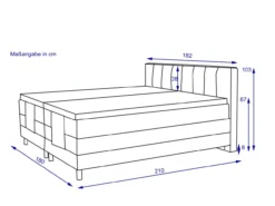 Boxspringbett LIVIN MILANO