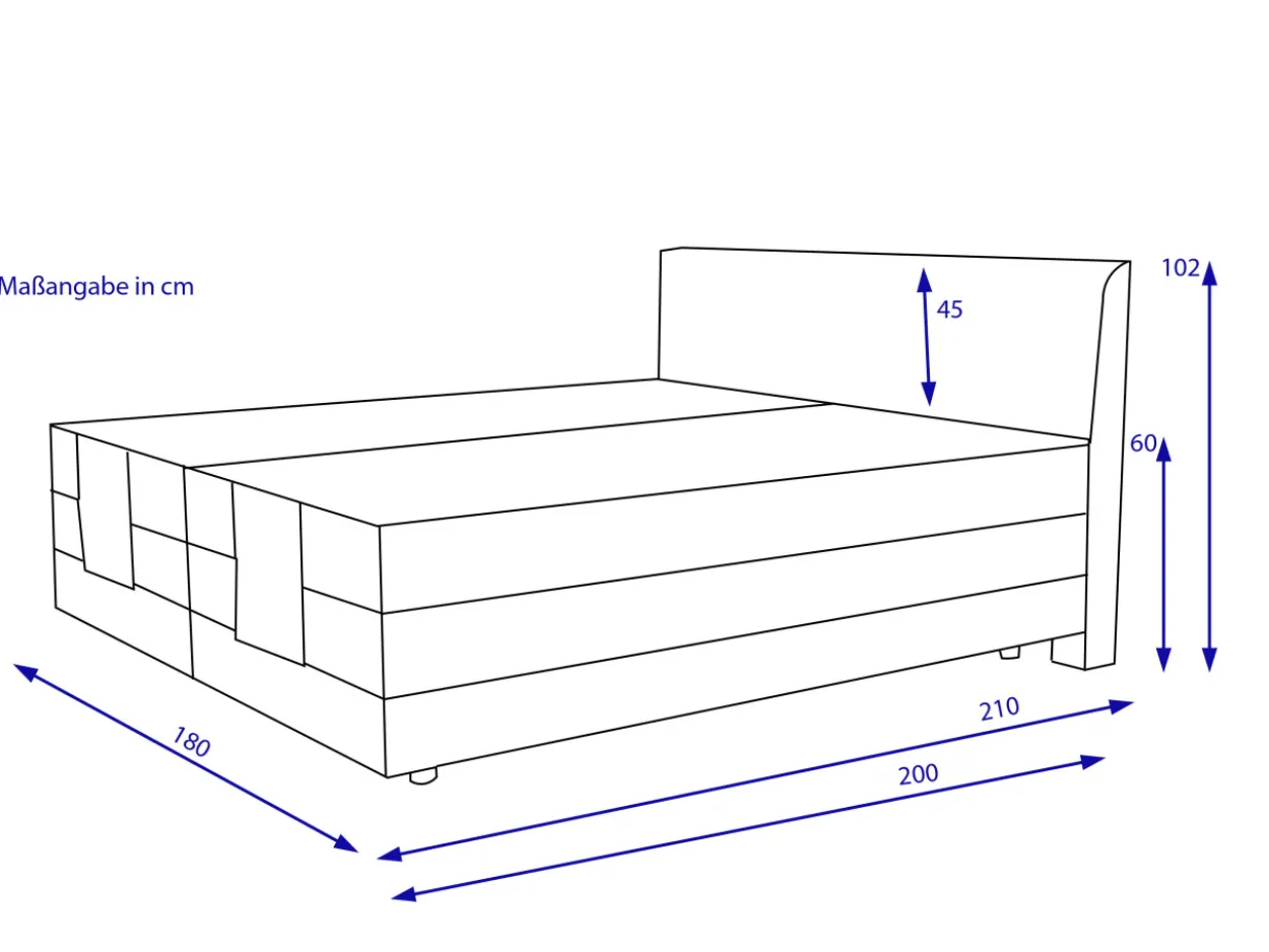 Boxspringbett LIVIN MILANO