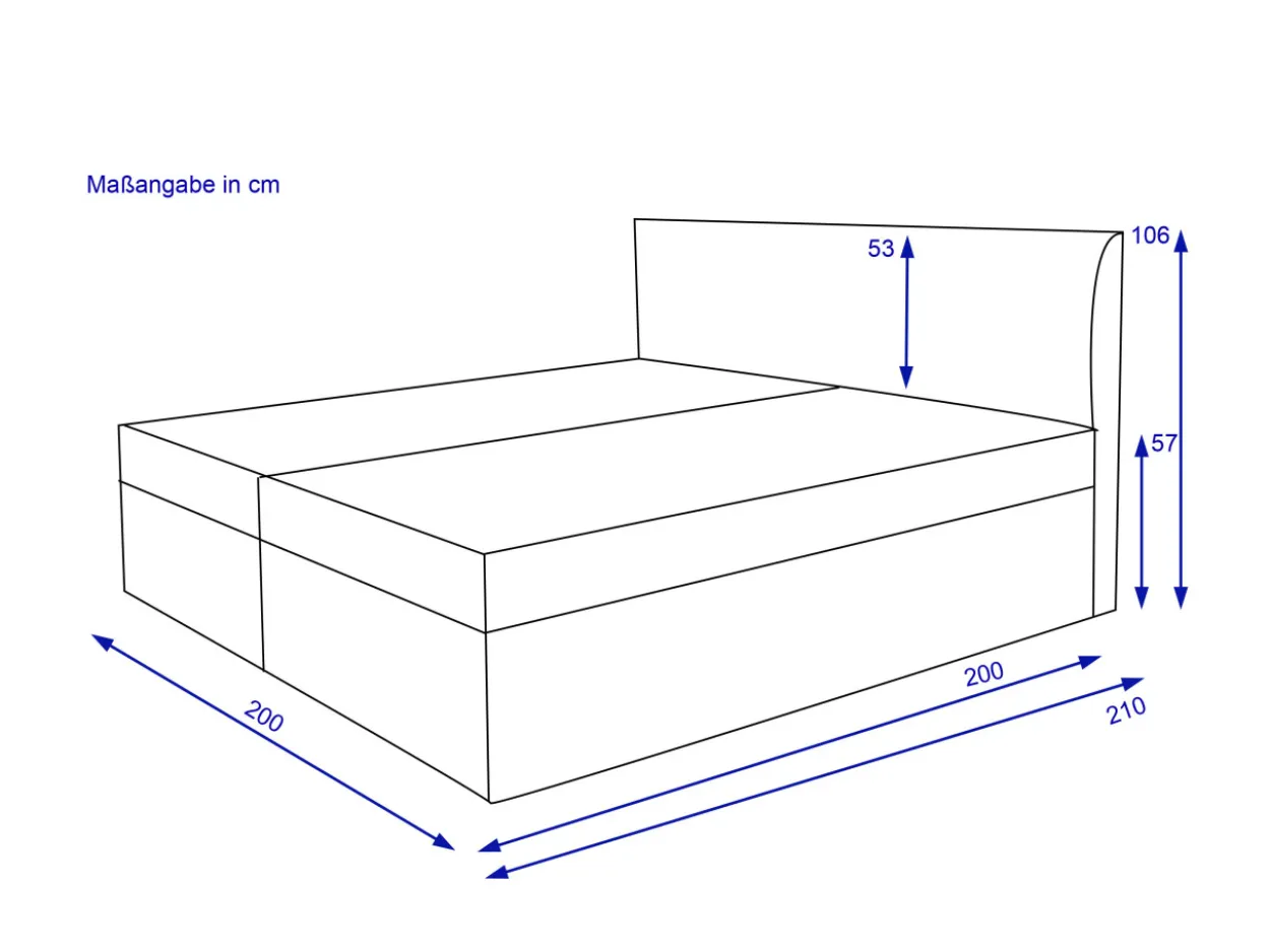 Boxspringbett LORENZA