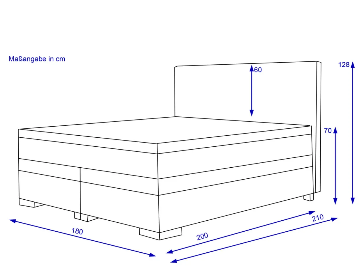 Boxspringbett SANSIBAR POEL