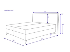 Boxspringbett SANSIBAR SVENDBORG