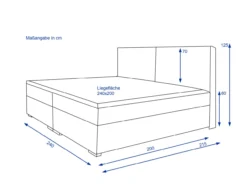 Boxspringbett SISTA