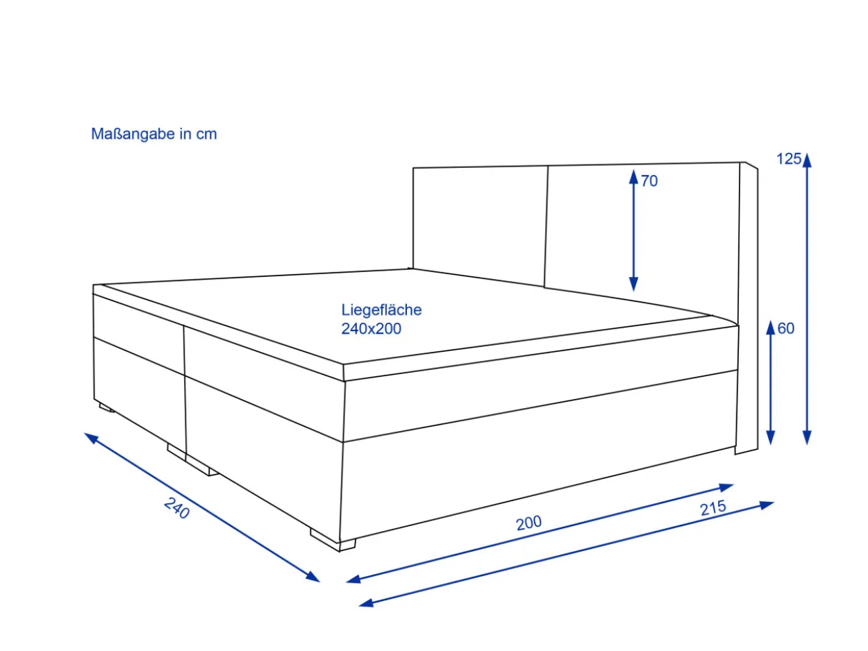 Boxspringbett SISTA