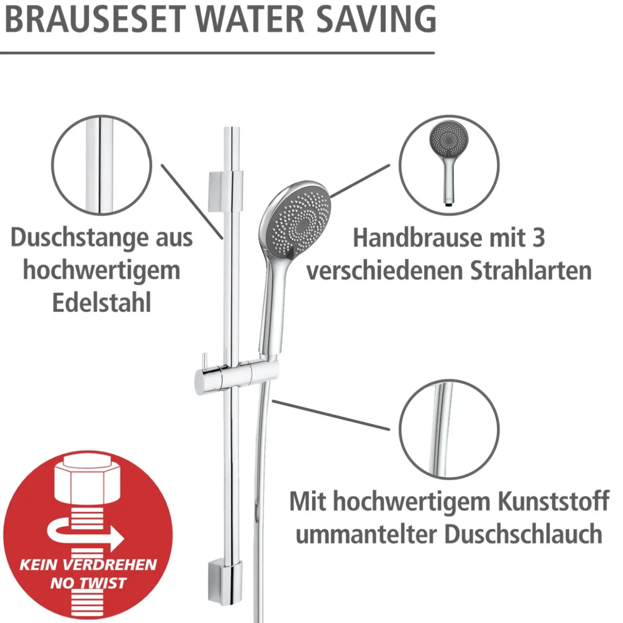 Brauseset WATERSAVING