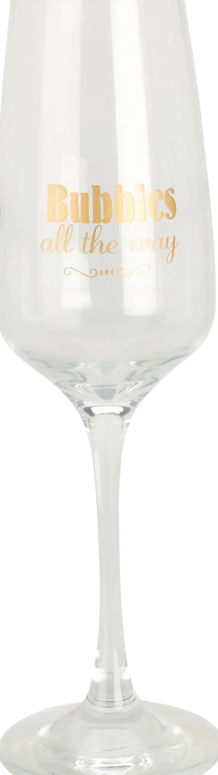 Champagnerglas BUBBLES