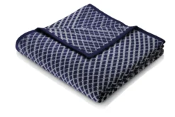 Decke HOME COTTON blue