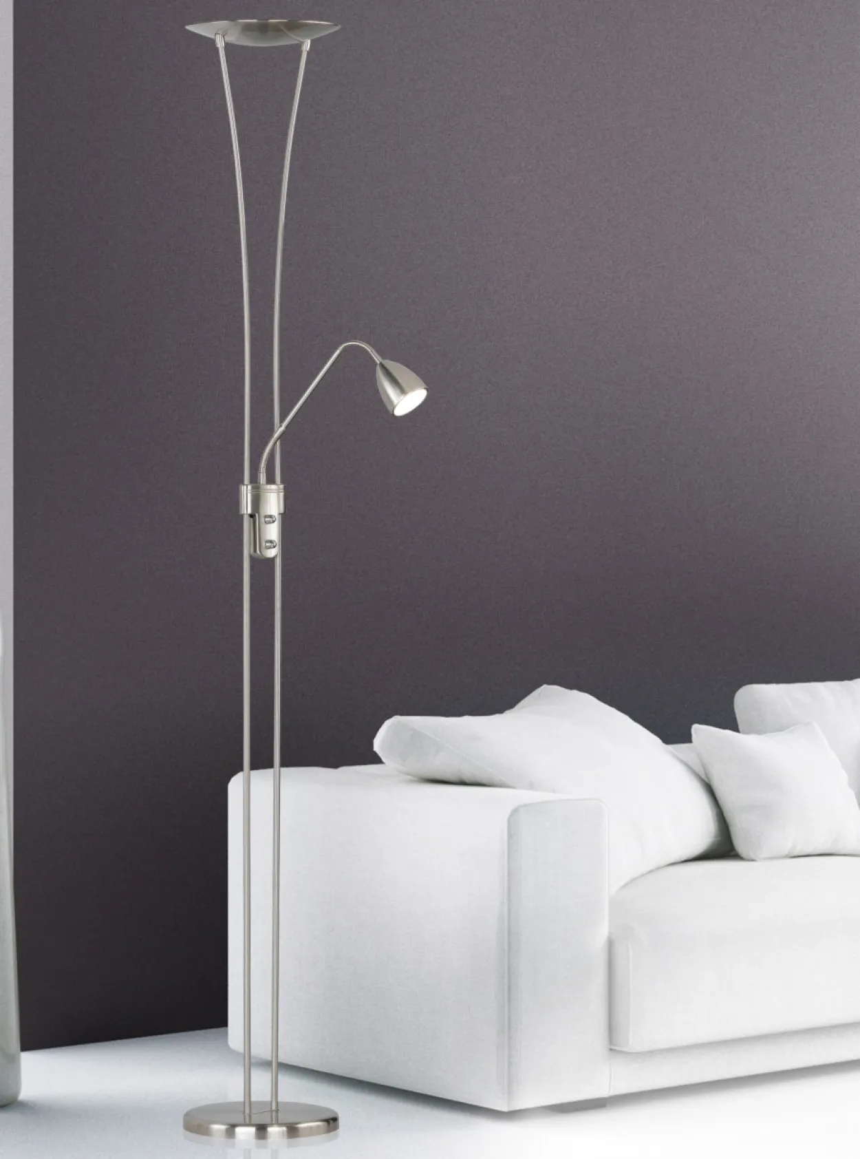 Deckenfluter LED TWIN